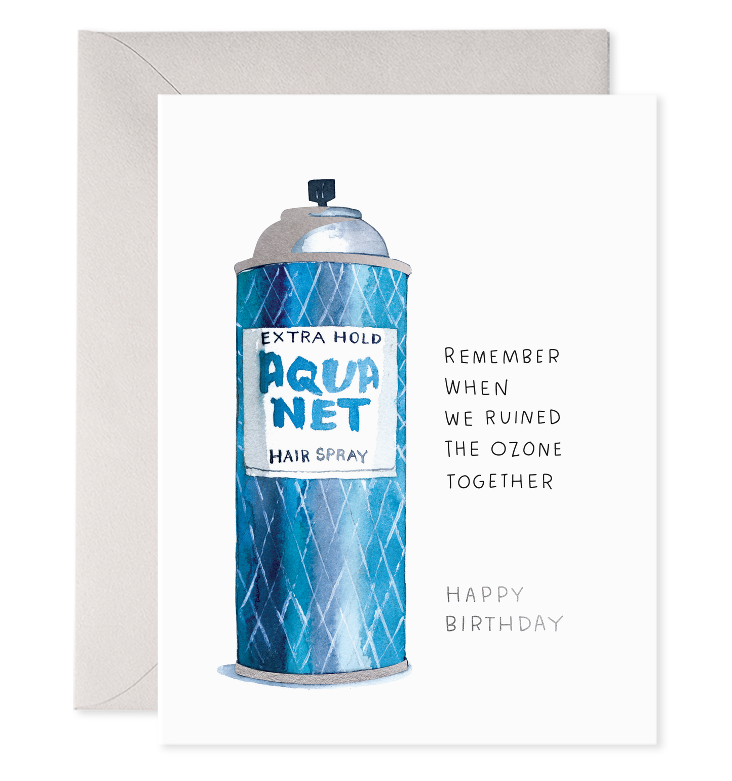 Aquanet Birthday Greeting Card