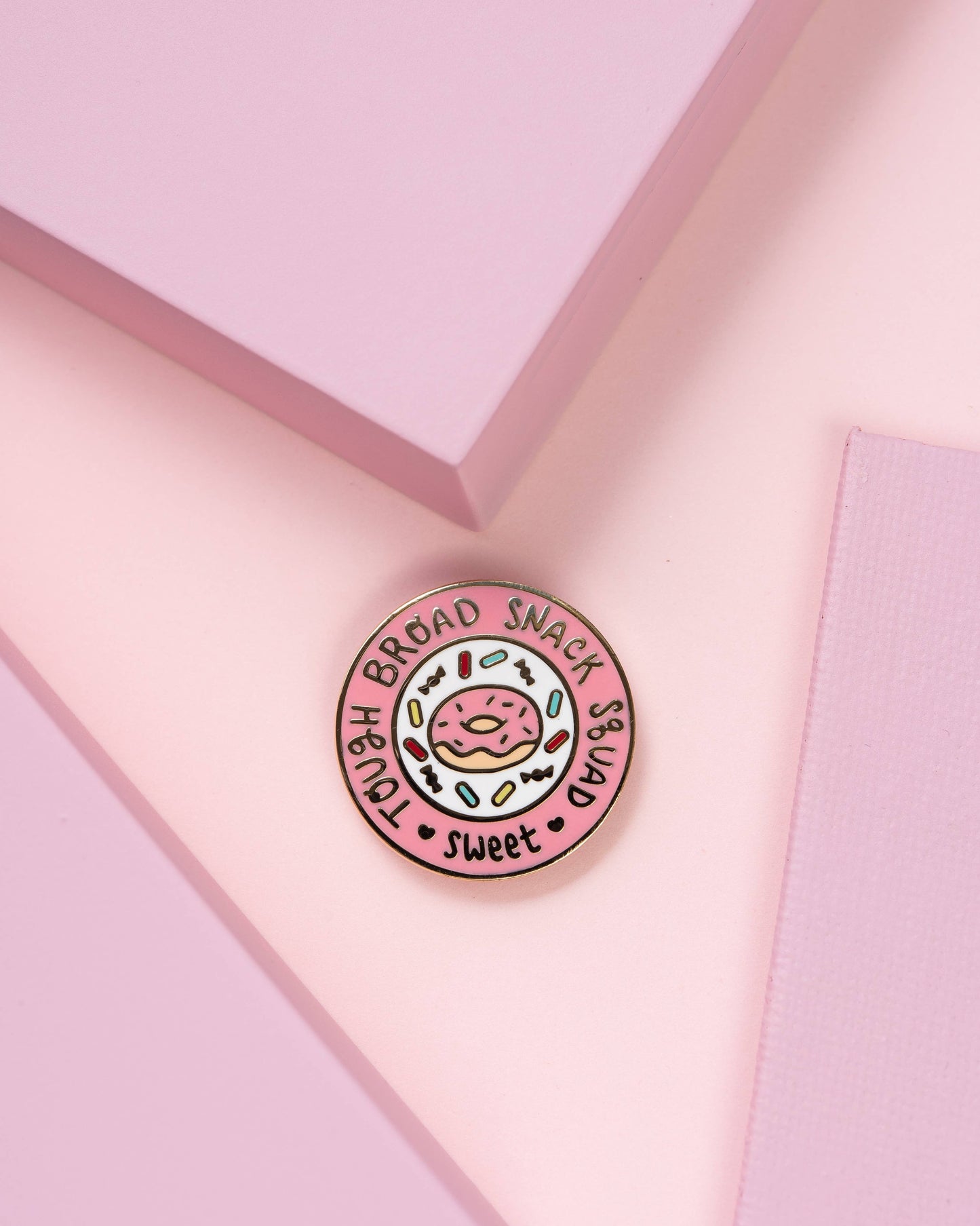 Tough Broad Snack Squad Enamel Pin • Sweet