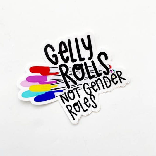 Gelly Rolls Note Gender Roles Sticker