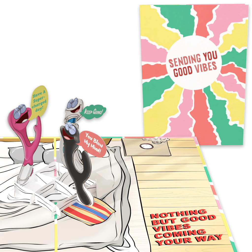 Good Vibes Only 3D Birthday Card