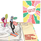 Good Vibes Only 3D Birthday Card