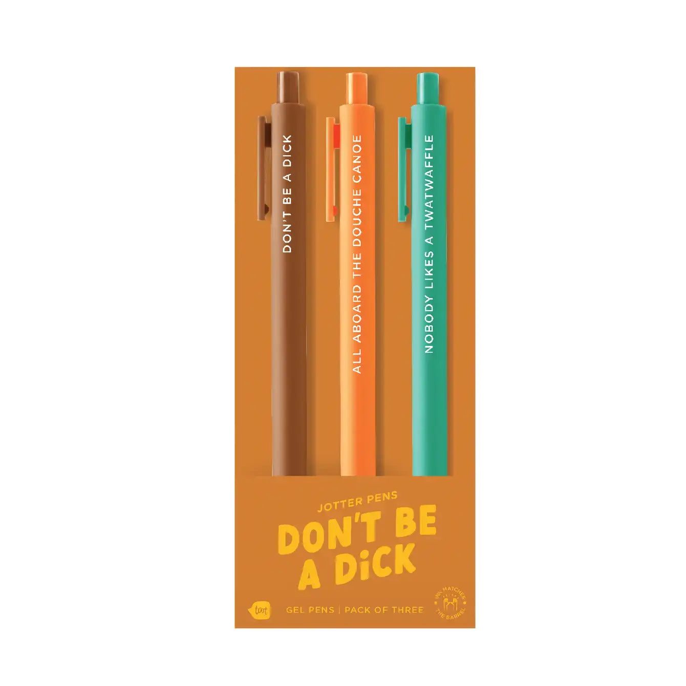 Don't Be A Dick Jotter Pens - Set of 3