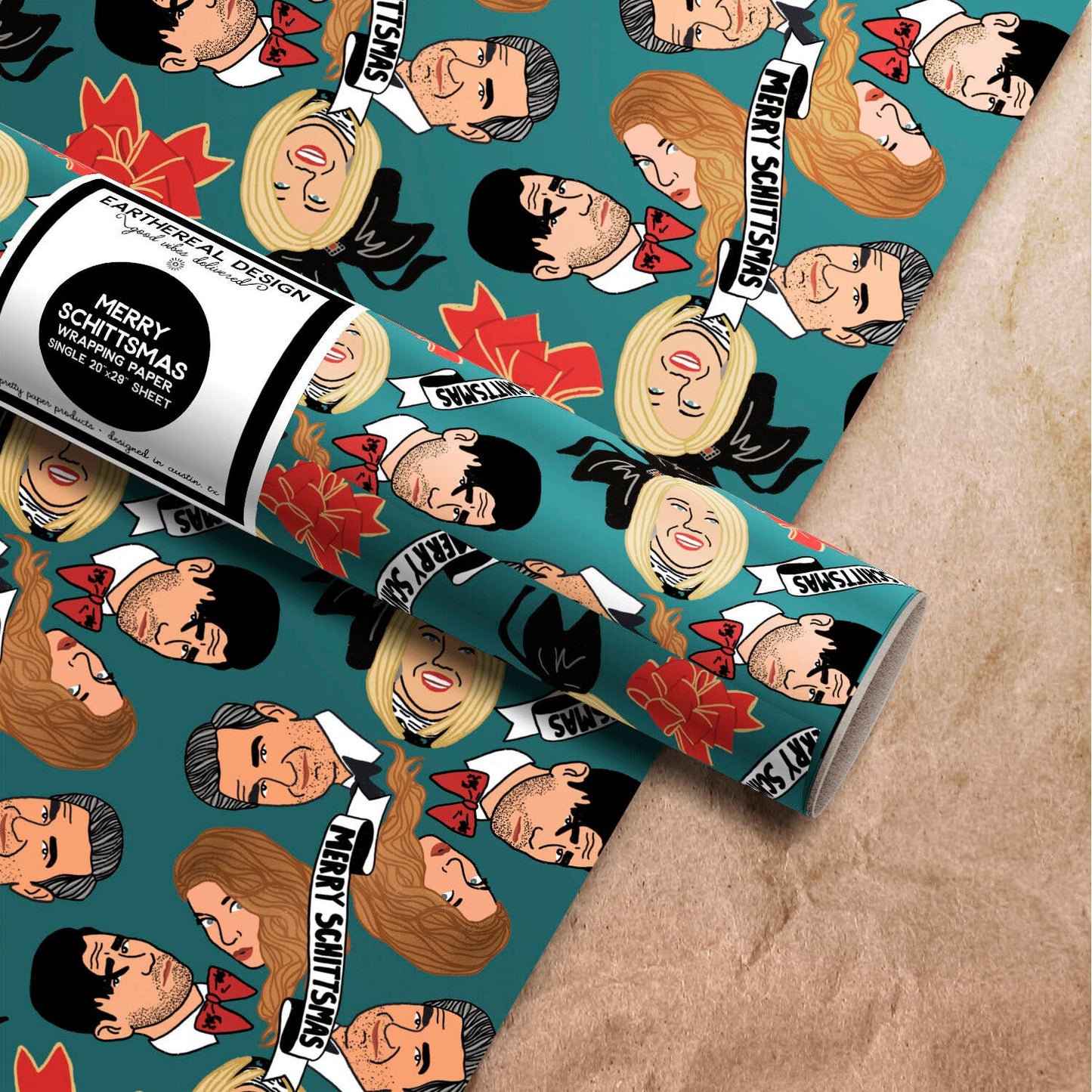 Merry Schittsmas Wrapping Paper Sheet