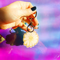 Golden Afternoon Daisy Acrylic Keychain