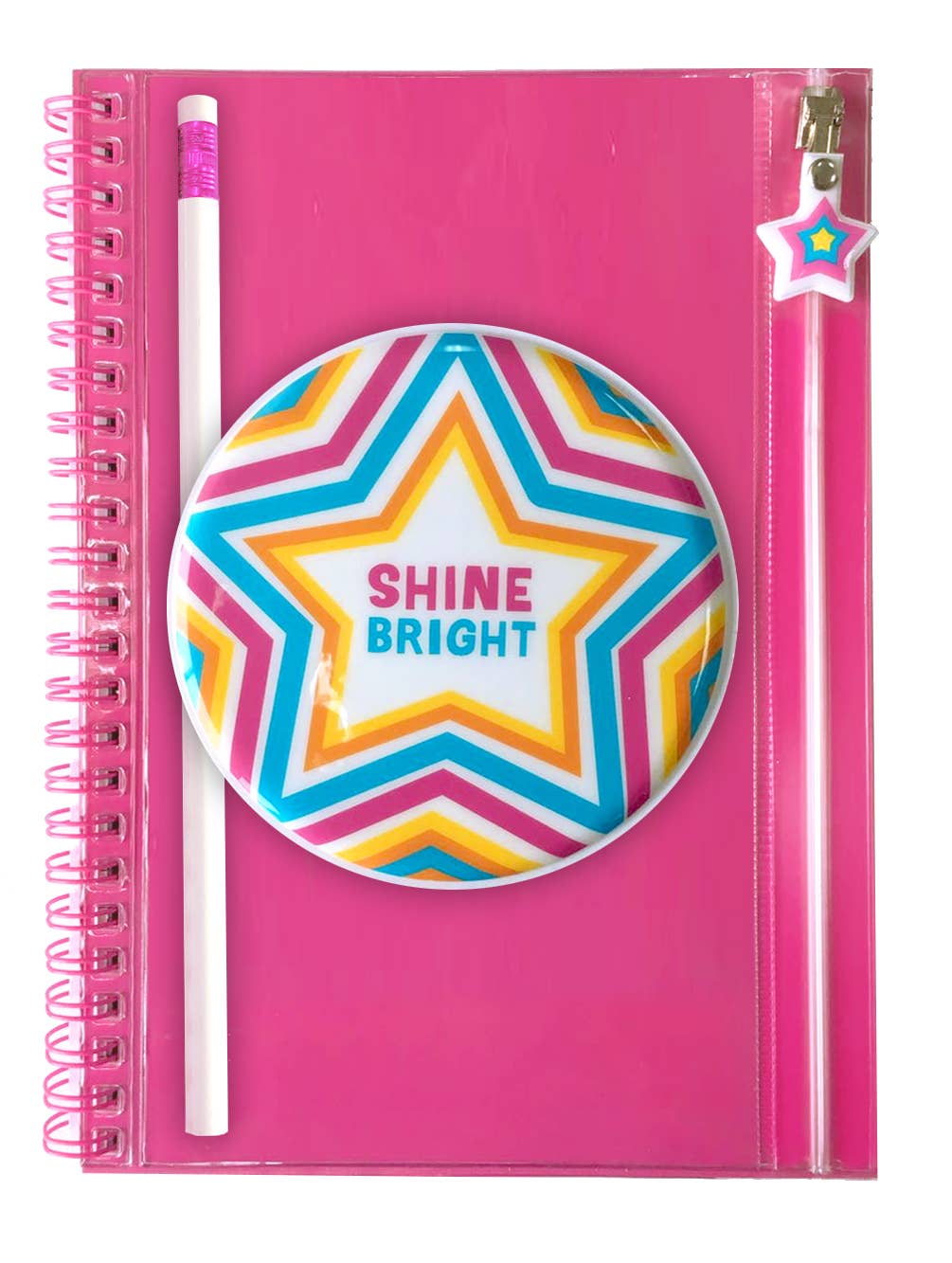 Shine Bright- Pencil Pouch Journal
