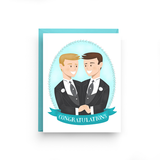 Groom & Groom Wedding Card