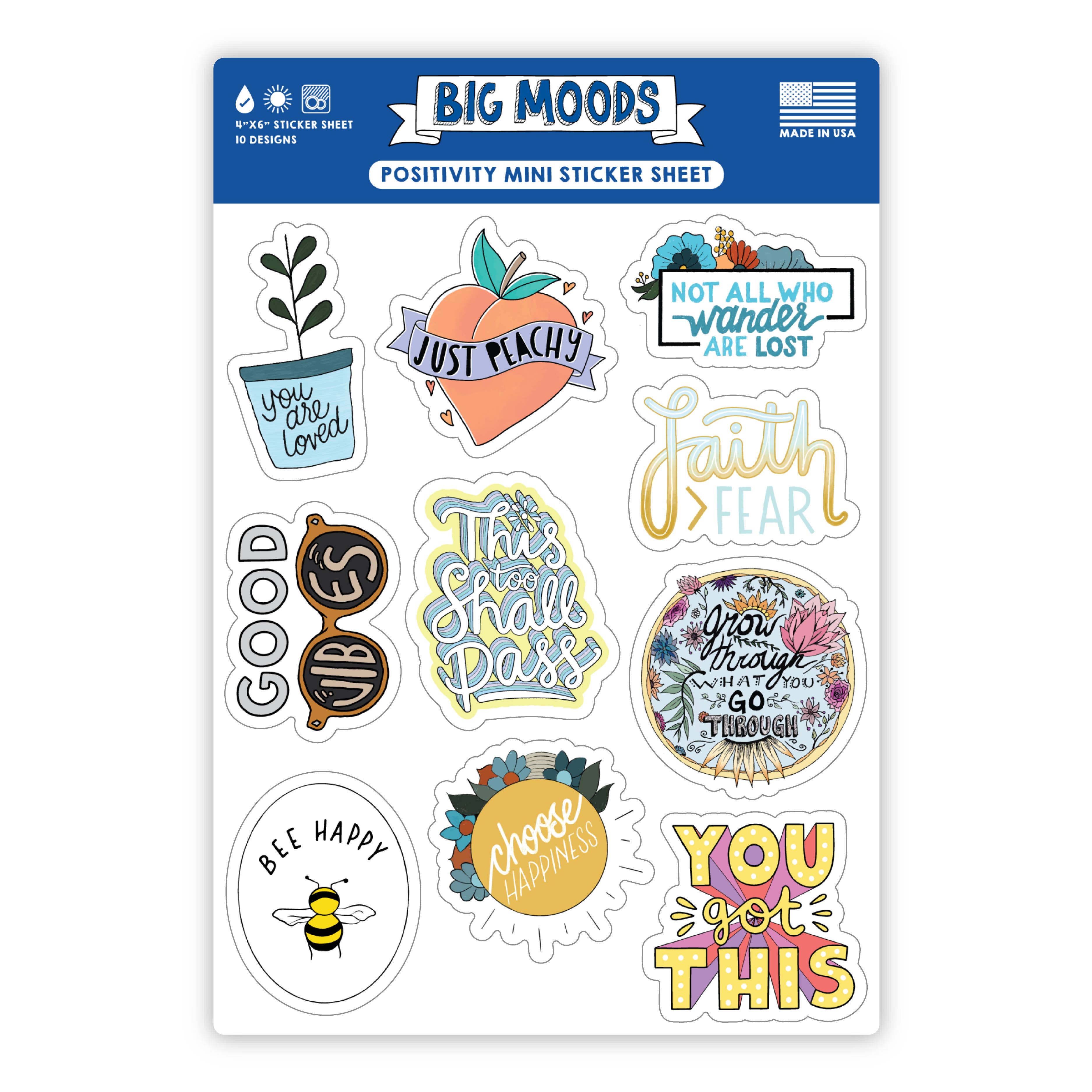 Positivity Mini Sticker Sheet