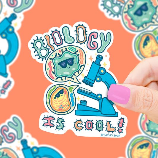 Biology Is Cool Sticker