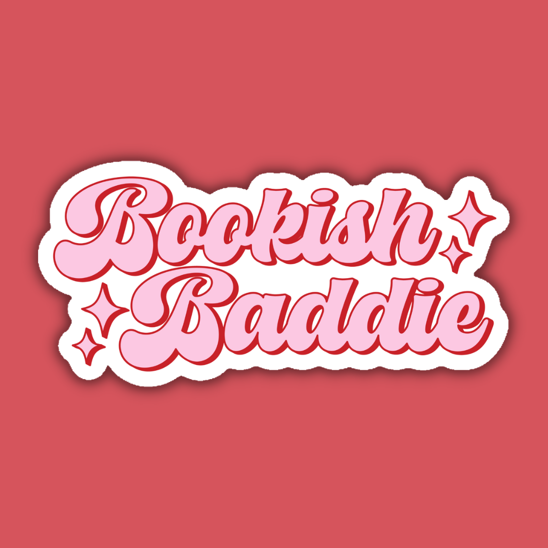 Bookish Baddie Reader Sticker