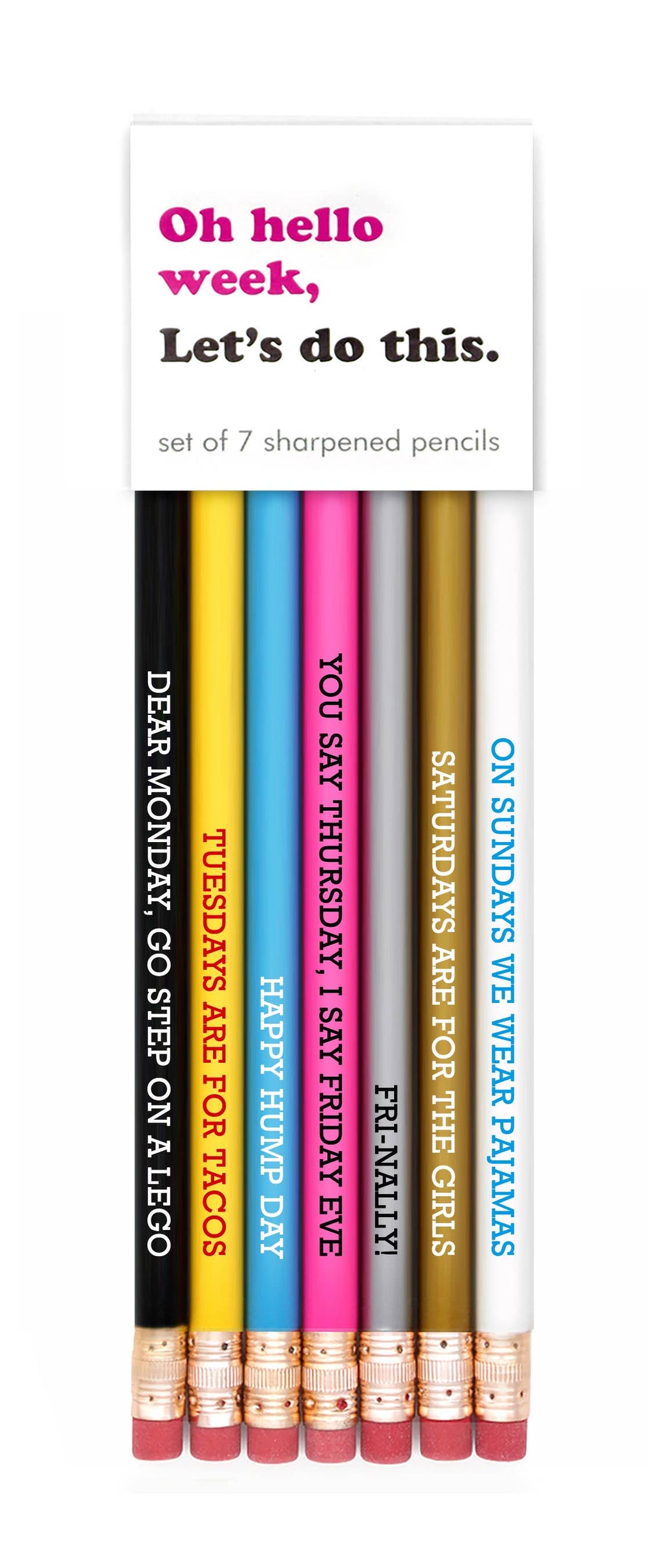 Hello Week! Pencil Set