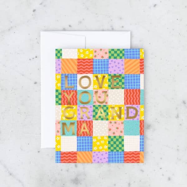 Grandma Patchwork Card