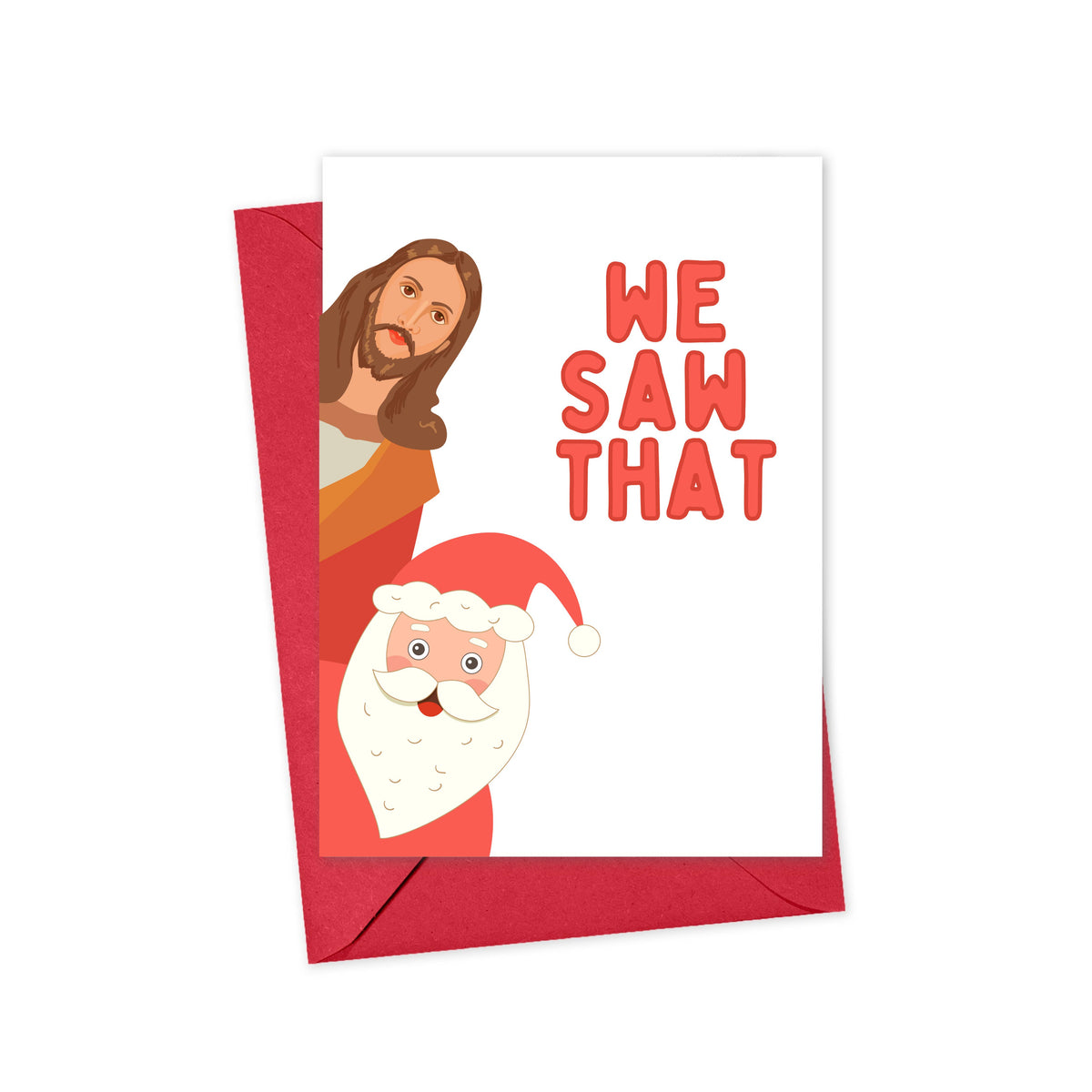 We Saw That Christmas Card