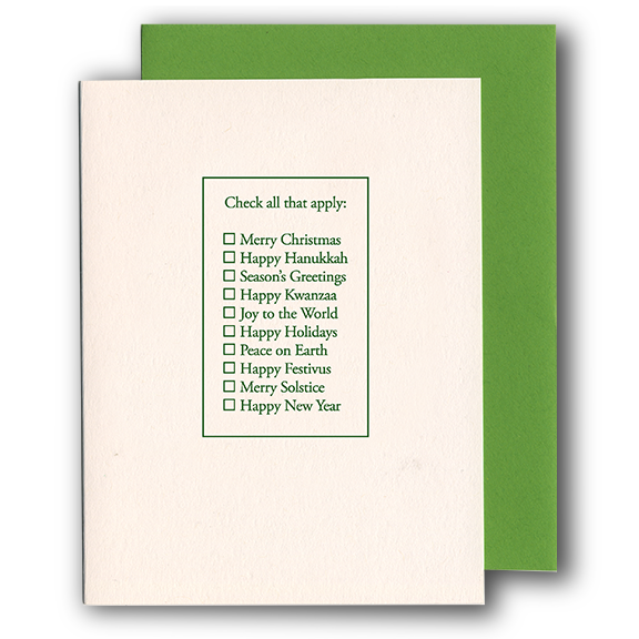 Check All That Apply