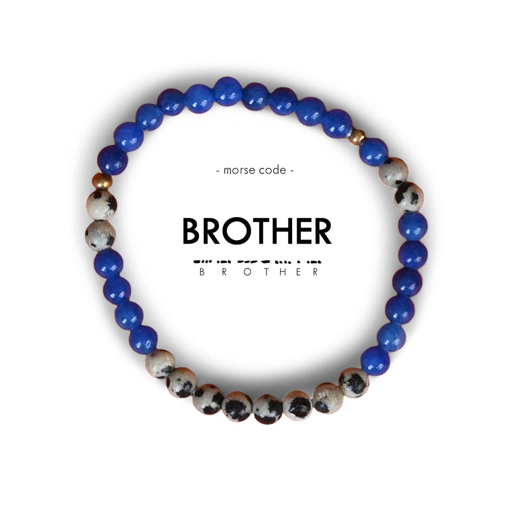 Mini Morse Code Bracelet - Brother