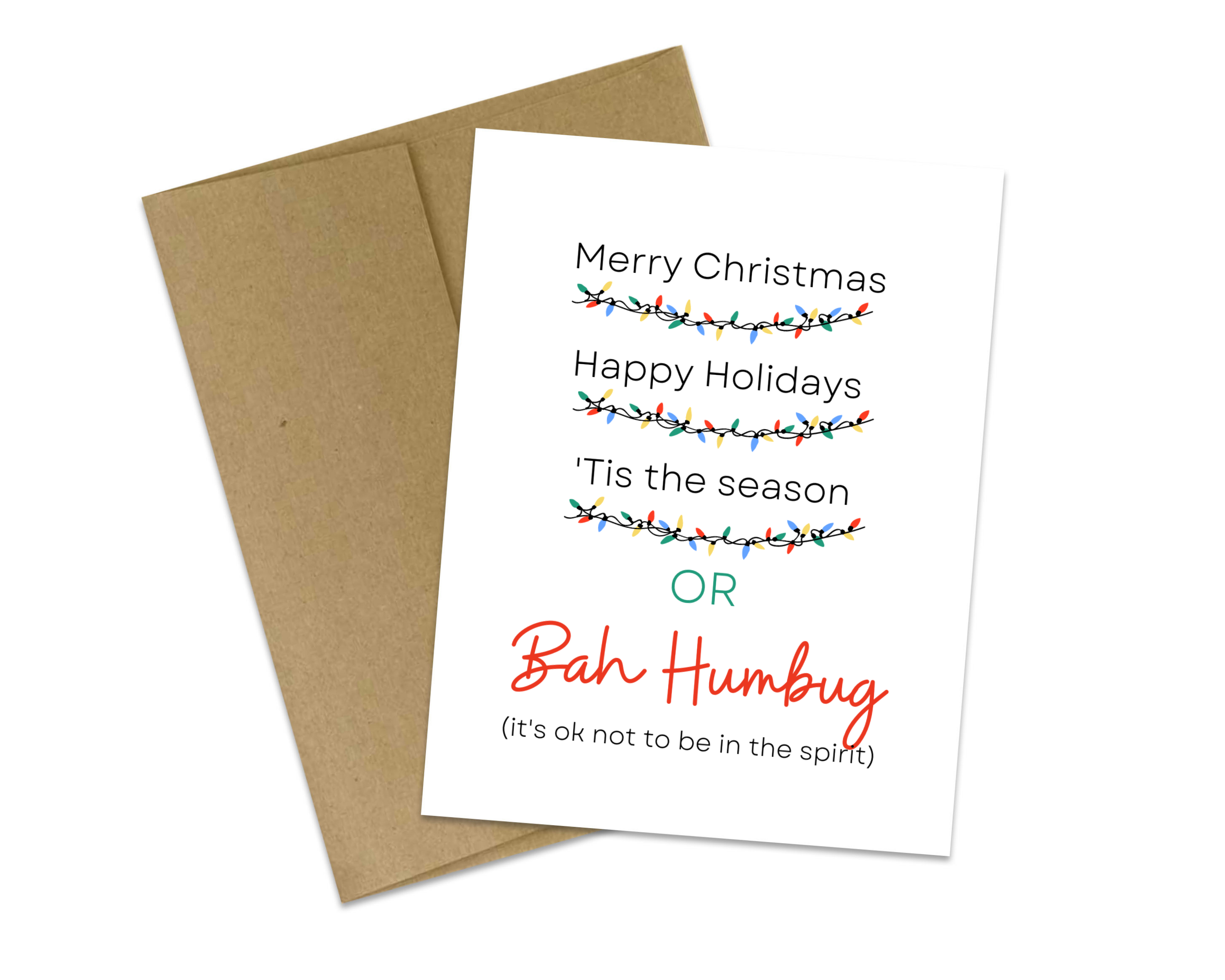 Holiday Sympathy Card