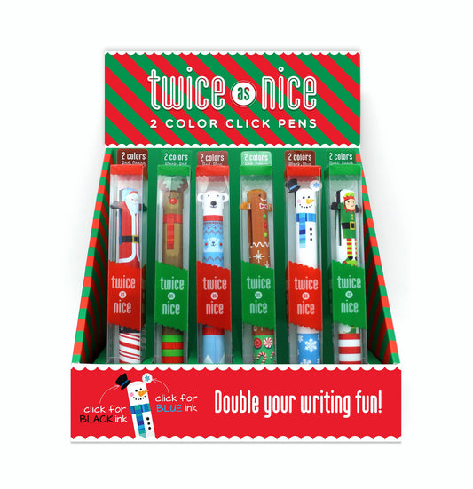 Twice as Nice Holiday Click Pen