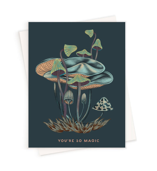 You're So Magic Mushroom Card
