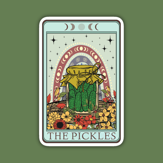The Pickles Tarot Card Sticker