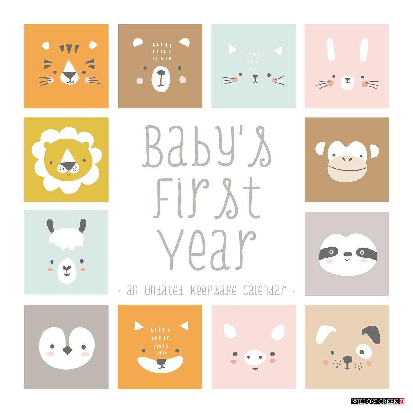 Baby's First Year Undated Wall Calendar