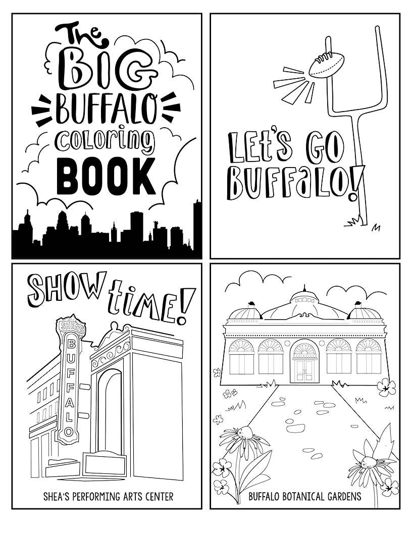 The Big Buffalo Coloring Book