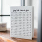 Let's Celebrate Word Search Card