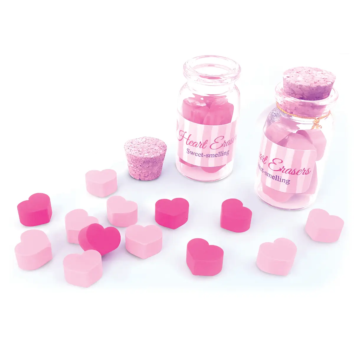 Eraser Set- Mini Heart Erasers