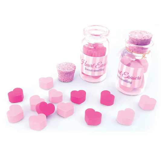 Eraser Set- Mini Heart Erasers