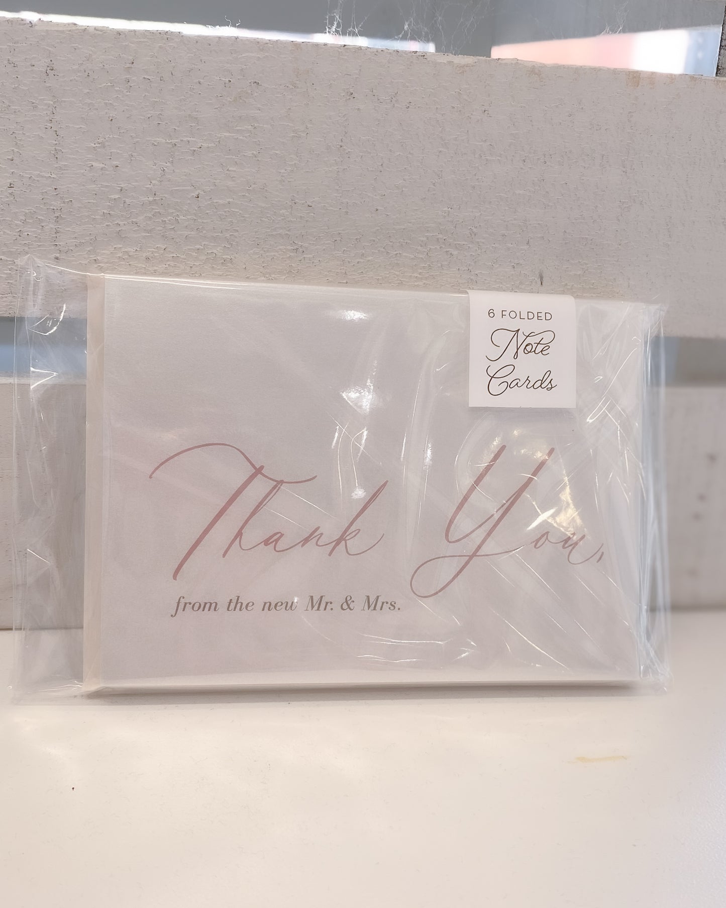Thank You from the new Mr. & Mrs.