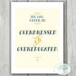 Over-dressed Over-educated Card