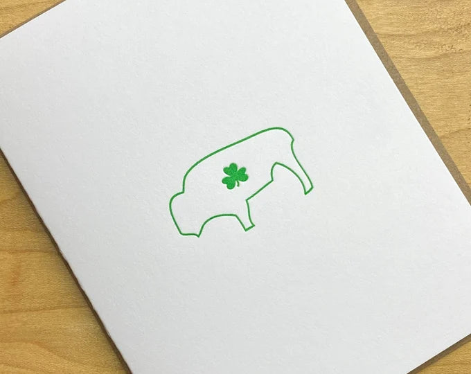 Buffalo Shamrock Card
