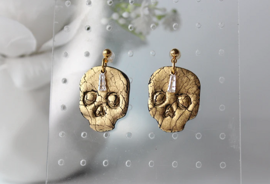 Skull Earrings by Love Lake Valley