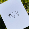 Buffalo Graduation Card