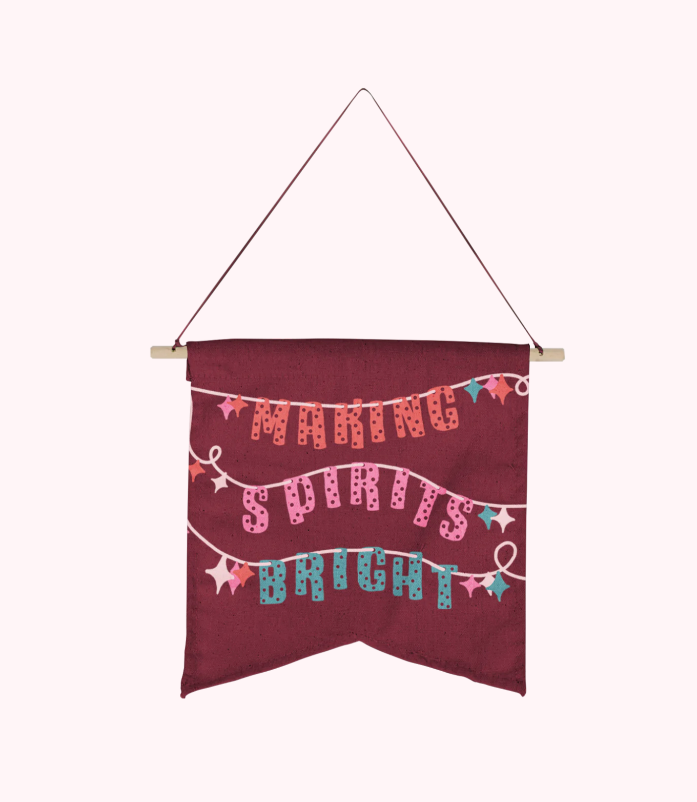 Making Spirits Bright - Holiday Wall Hanging