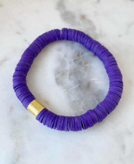 Purple Color Pop Bracelet - 6.5 inch
