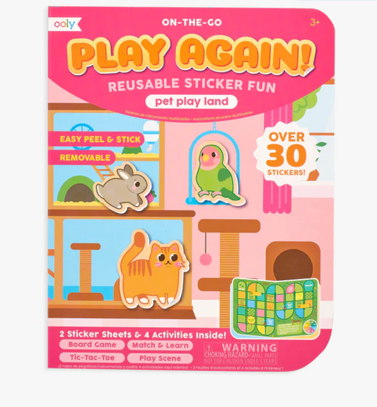 Pet Play Land - Play Again! Mini On-The-Go Activity Kit