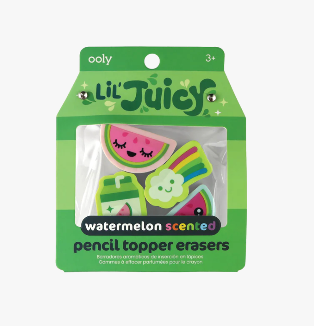 Watermelon - Lil’ juicy Scented Topper Erasers