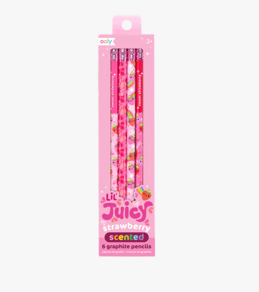 Strawberry - Lil' Juicy Scented Graphite Pencils