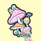 Mushroom Patch Large Car Sticker