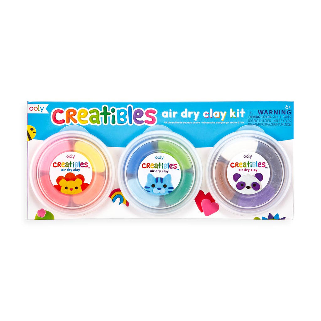 Creatibles Air Dry Clay Kit - Set of 12