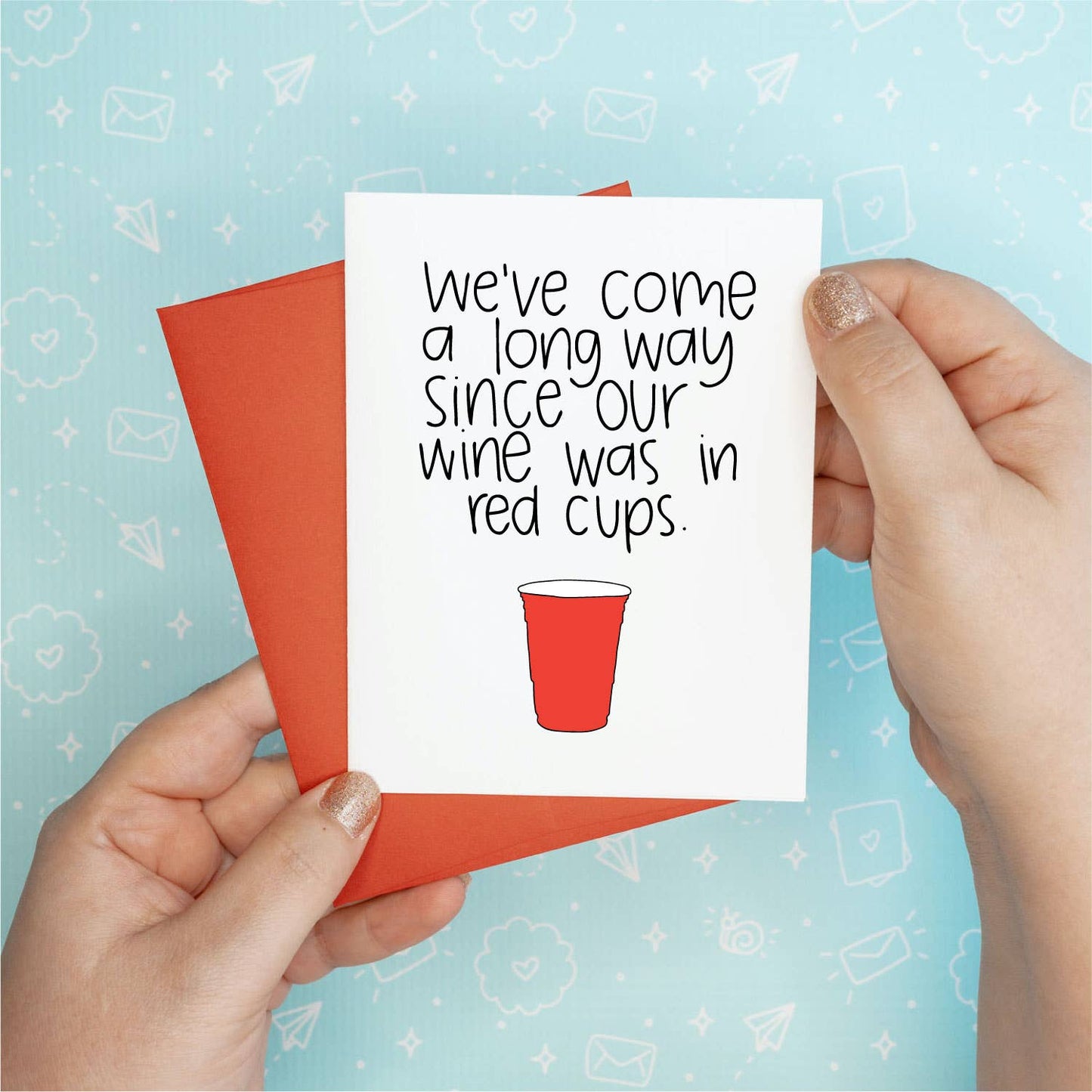 Red Cups Card