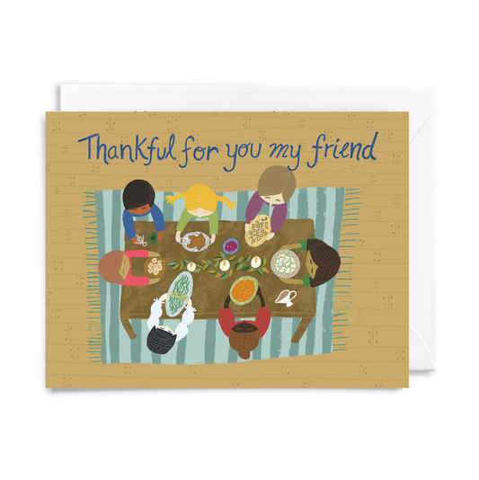 Thankful Friendsgiving Greeting Card