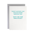 Nothin' Like Freezer-Burnt Wedding Cake Letterpress Card