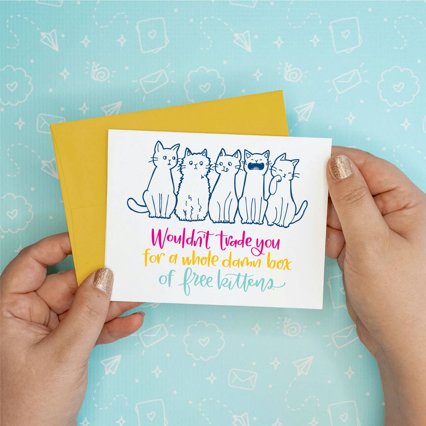 Box of Free Kittens Card