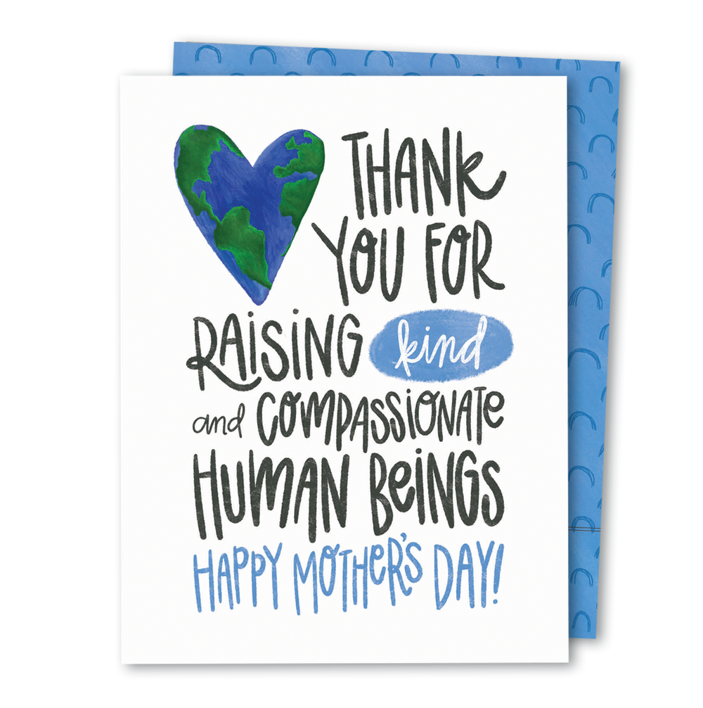 Kind Human Beings | Sweet Mother's Day Earth Support Card