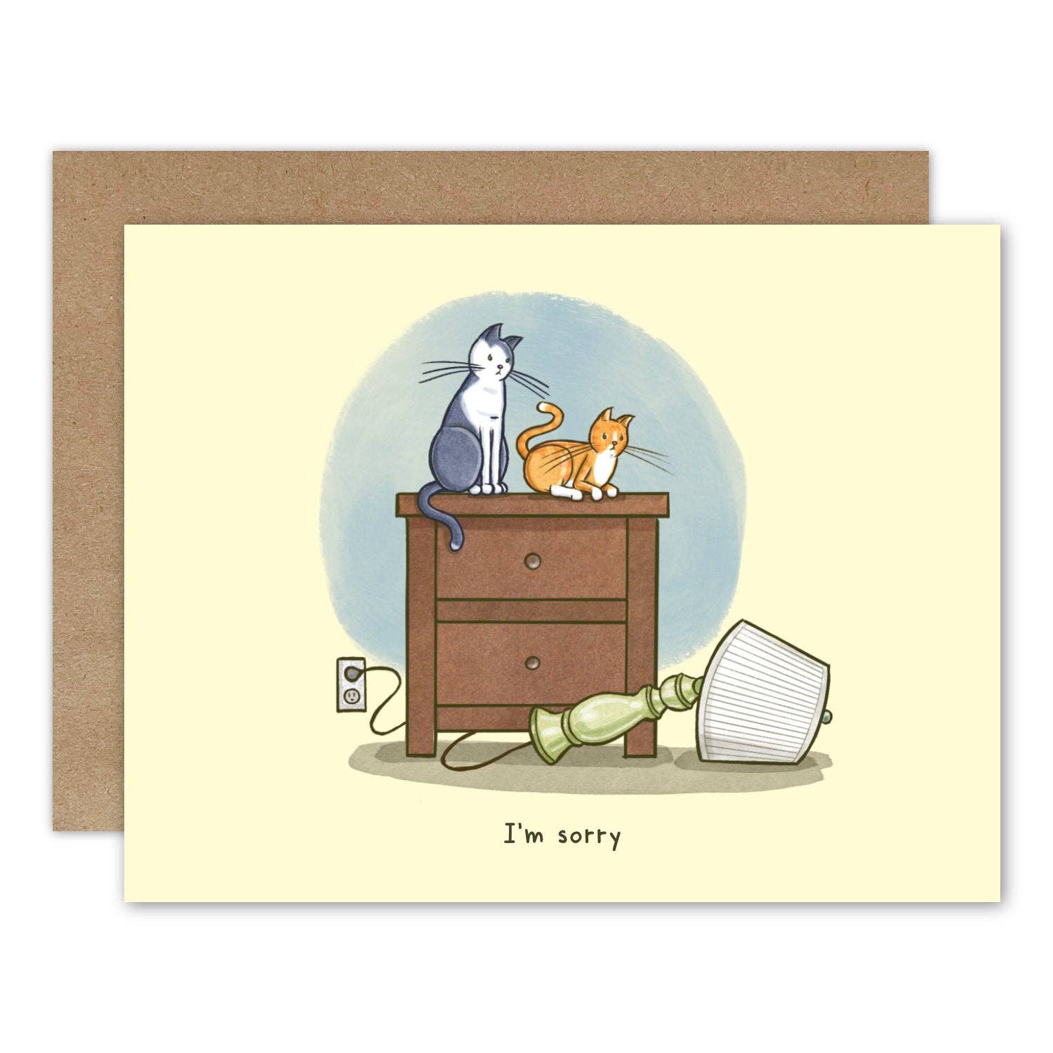 Fred + Nym Apology Card