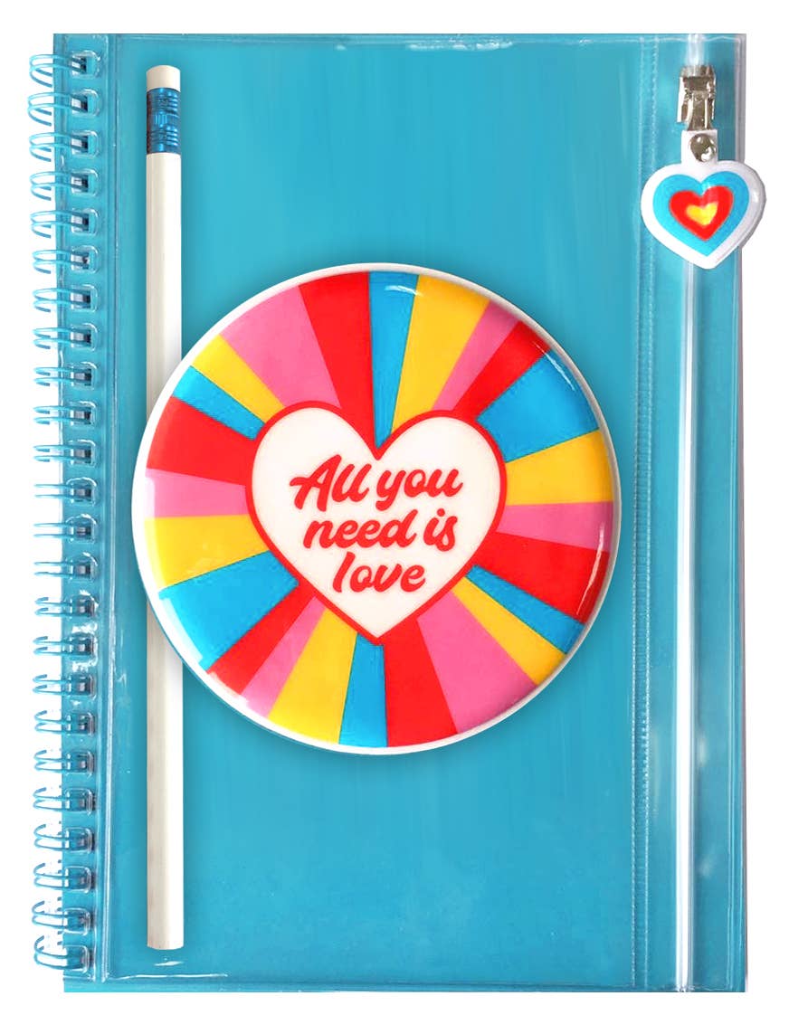 All You Need is Love- Pencil Pouch Journal