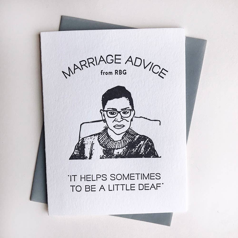 Marriage Advice RBG