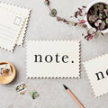 Note Postcard