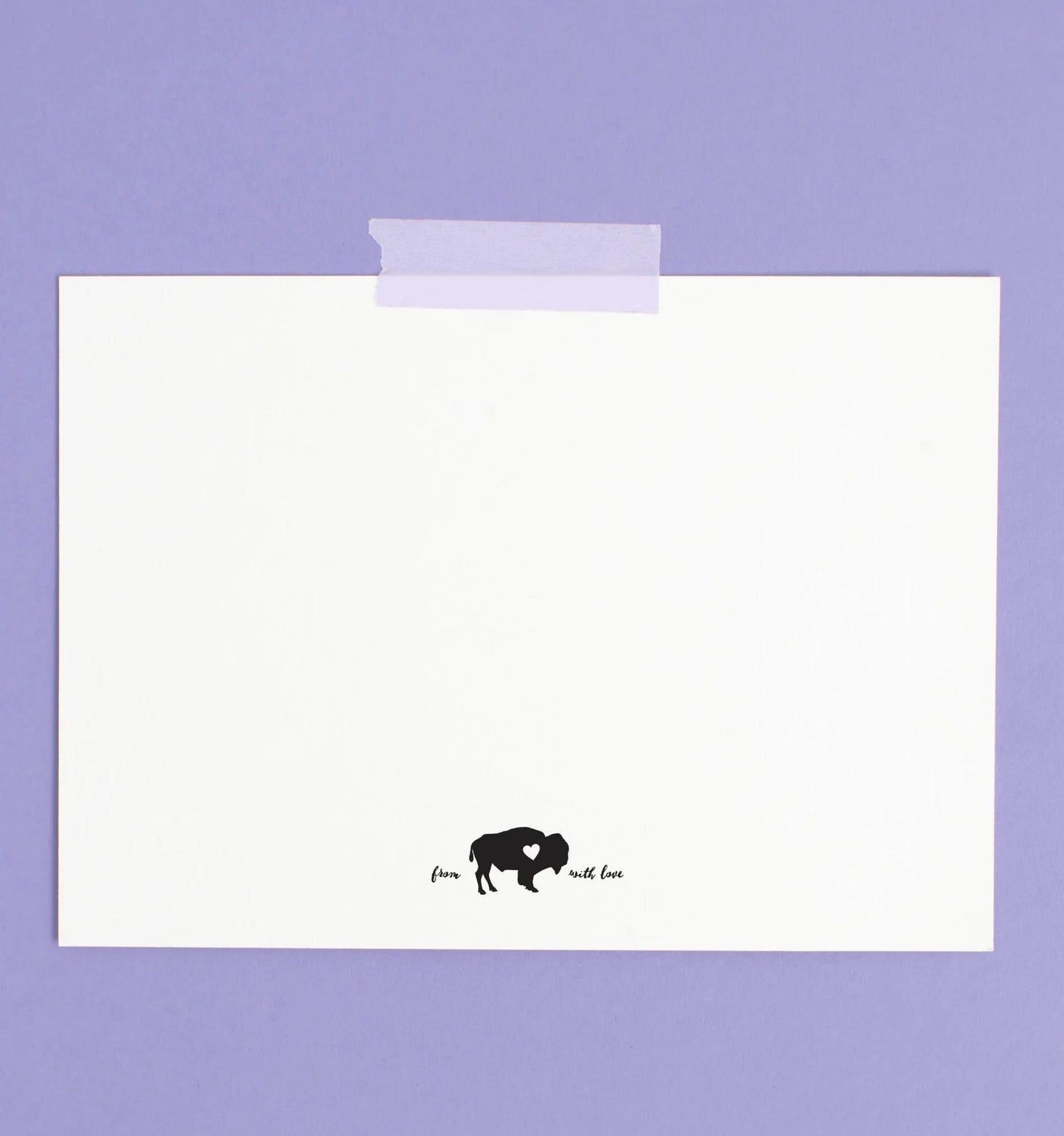 From Buffalo with love note cards
