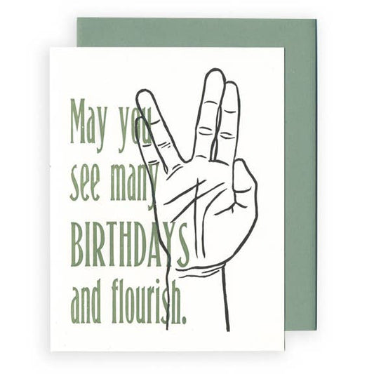 See Many Birthdays Card